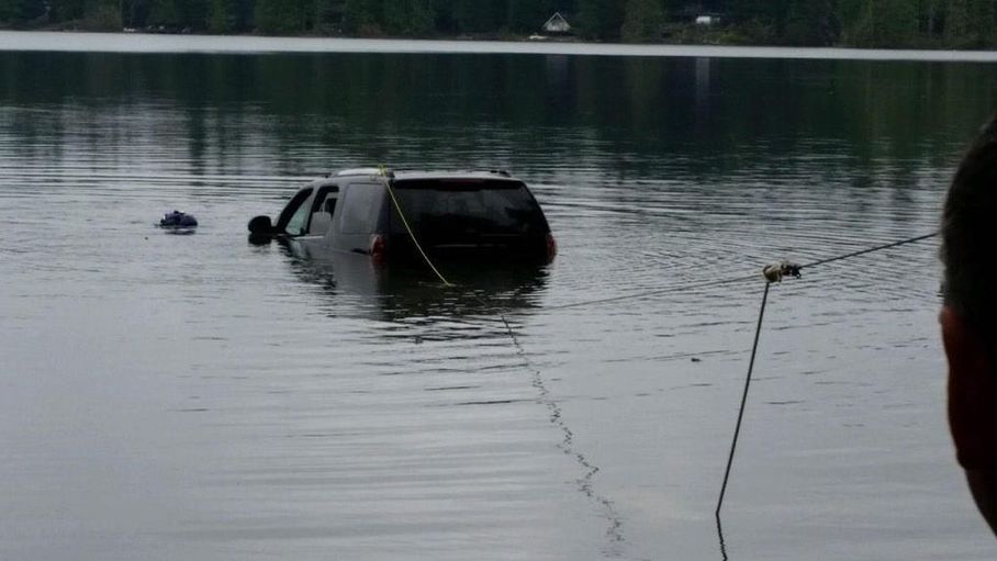 Stolen car recovered from Panther Lake